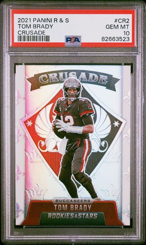 2021 Panini Rookies Stars Crusade Silver Prizm CR 2 Tom Brady For