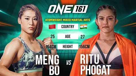 Womens MMA WAR Meng Bo Vs Ritu Phogat Was INTENSE ONE Championship