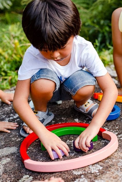 Brinquedo Educativo Montessori Arco Íris Colorido Frete grátis