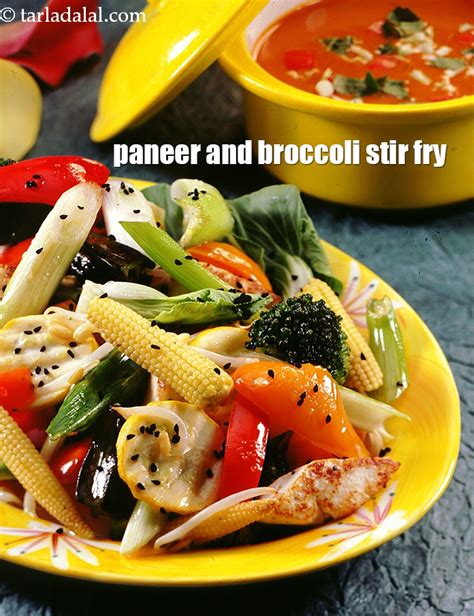 Paneer And Broccoli Stir Fry Recipe Paneer Vegetable Stir Fry