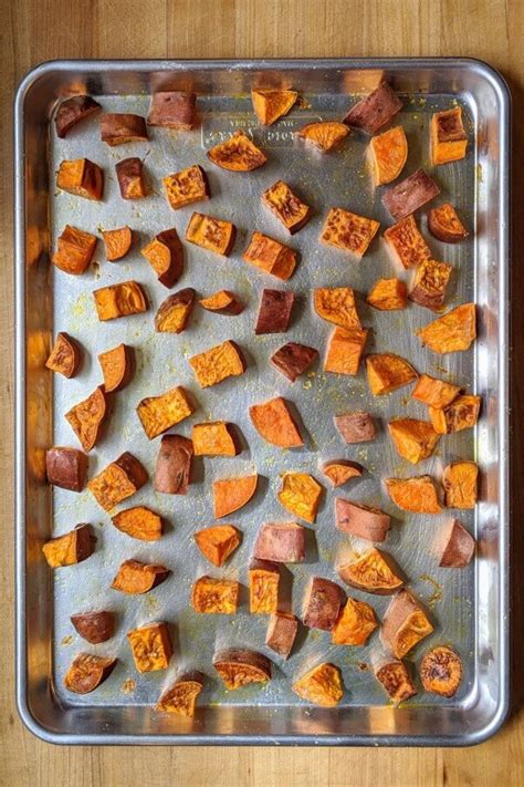 Oven Roasted Sweet Potatoes - walktoeat