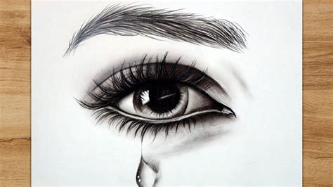 Sketch Of A Crying Eye