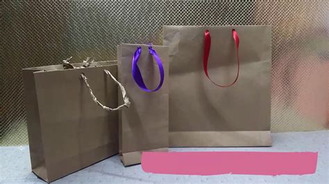 Bolsas De Papel Kraft Con Medidas YouTube