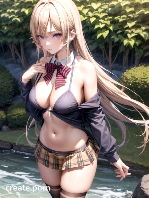 Nakiri Erina Shokugeki No Soma Large Breast Bra Ai Porn