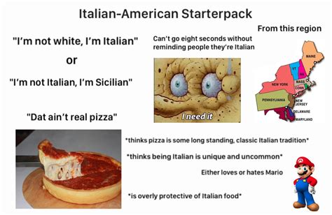 Italian American Starterpack R Starterpacks