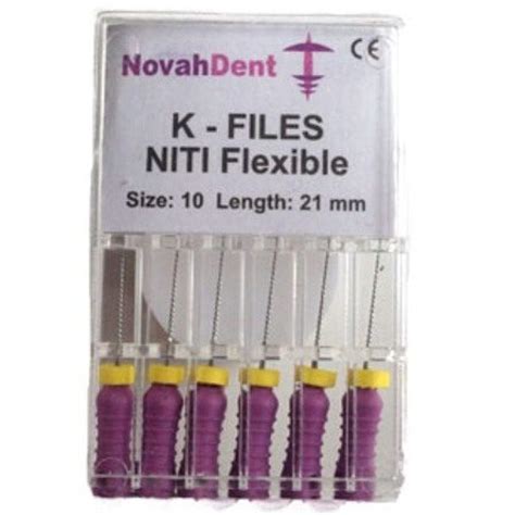 Novahdent K Files Size Nickel Titanium Mm Long Pk Lavadent Online