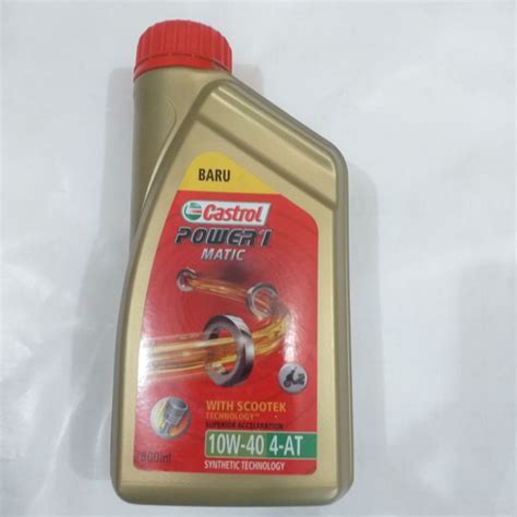 Jual Castrol Power Ml W At Api Sn Jaso Mb Shopee Indonesia