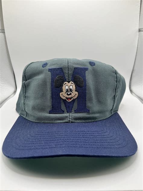 Vintage Mickey Mouse Snapback Cap Walt Disney Goofy Gem