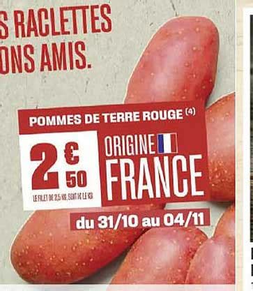 Promo Pommes De Terre Rouge Chez Grand Frais Icatalogue Fr