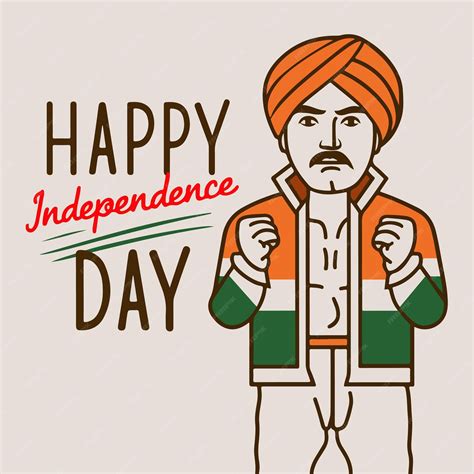 Premium Vector Happy Independence Day India Vector Illustration Design