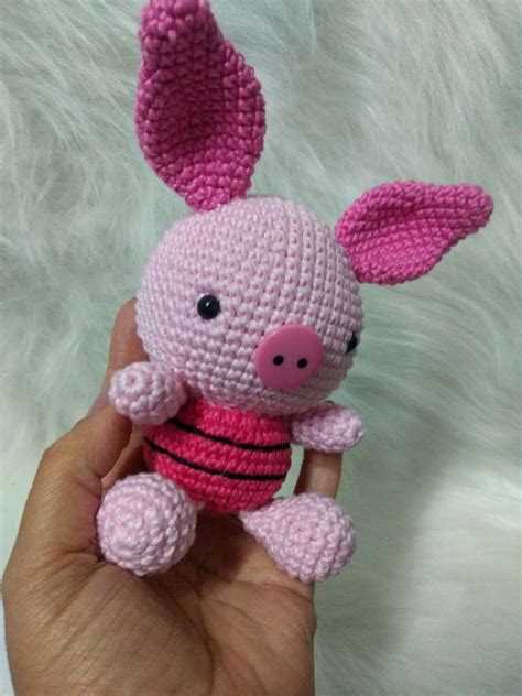 Leitão da Turma do Pooh em Amigurumi Elo7 Produtos Especiais