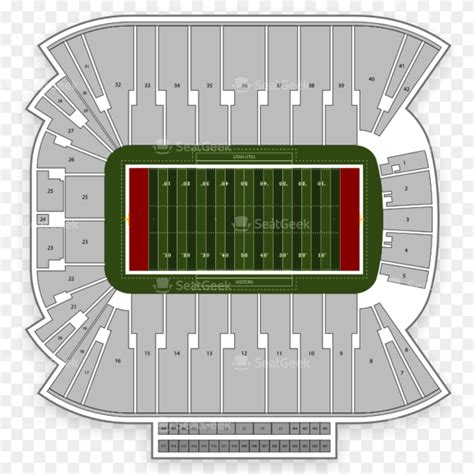 Map Chart Ou Stadium Seating PNG - FlyClipart