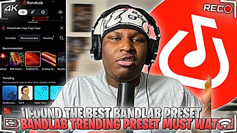 FREE Bandlab Presets L Found The Best Bandlab Preset On Trending In