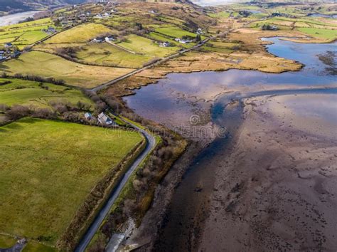 Aerial View of Ardara in County Donegal - Ireland Stock Photo - Image ...