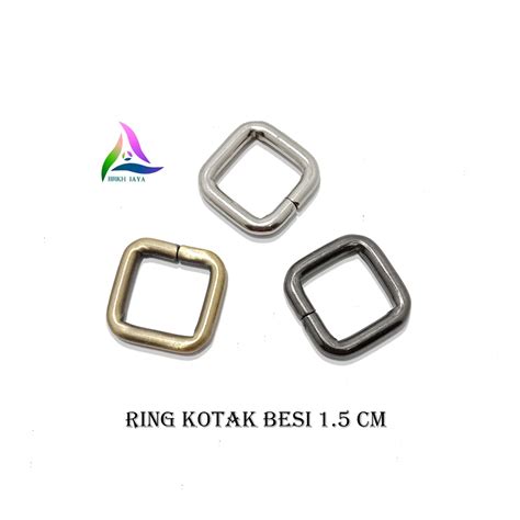 Jual RING KOTAK TAS BESI UKURAN 1 5 CM TEBAL PREMIUM Shopee Indonesia