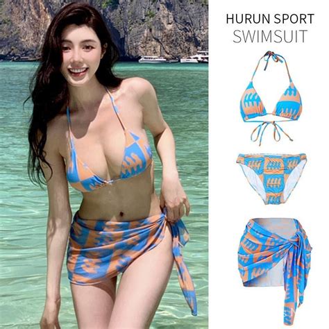 Bikini Suit Sexy Hot Girl Split Swimsuit For Women Hot Spring Vacation Photography Swimsuit