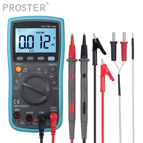 Proster Counts For Trms Auto Manual Ranging Digital Multimeter