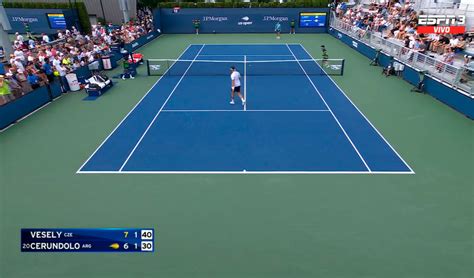 US Open 2023 Francisco Cerúndolo vs Jiri Vesely resultado el