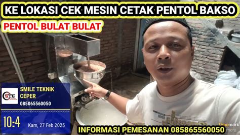 lokasi cek mesin cetak pentol bakso ide usah  mengenal usia