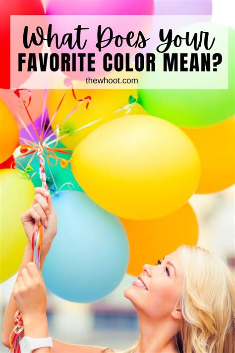 What Your Favorite Color Says About You The Whoot Favorite Color