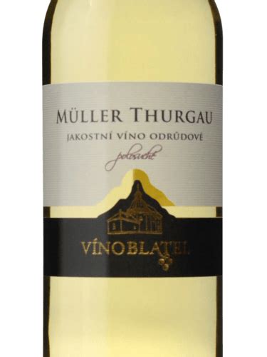 Vino Blatel Müller Thurgau Polosuché Vivino US