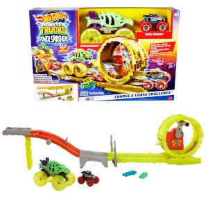 Hot Wheels Monster Trucks Charge Chase Challenge Oyun Seti HXT05 Toyzz Shop