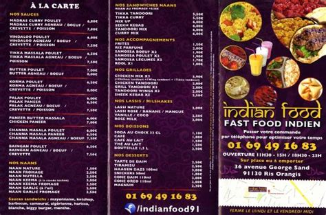 Indian Cuisine Menu - koreanlasopa