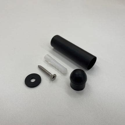 Round Black Metal Door Stopper