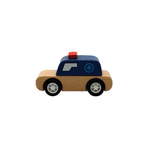 Wooden Police Car Everythingbranded Usa