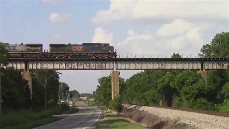 Csx K445 22 Over The Big Bridge In Wildwood Ga 72414 Youtube