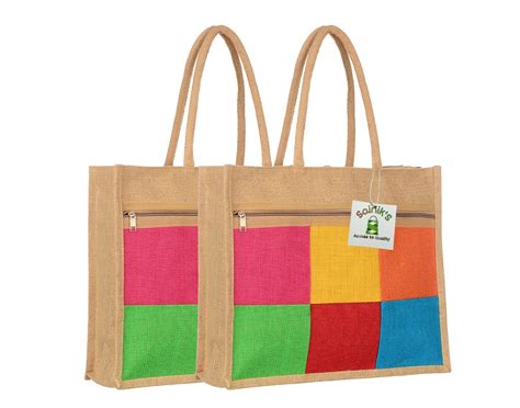 Sainik S Access To Quality Jute Shopping Grocery Bag Multipurpose