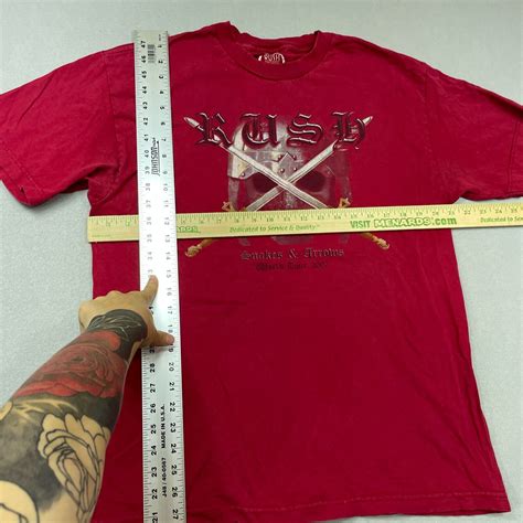 Rush 2007 Snakes Arrows Tour Graphic Tee Mens L Red Gem