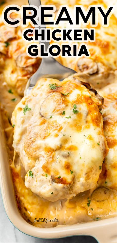 Chicken Gloria Chicken Breast Recipes Baked Chicken Breast Casserole