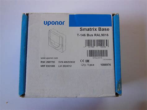 Uponor Smatrix Base T 146 Digital Thermostat Thermostat 1086976