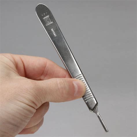 Surgeon S Scalpel Handle No 3 Stainless Steel Uses Blades No 10 12