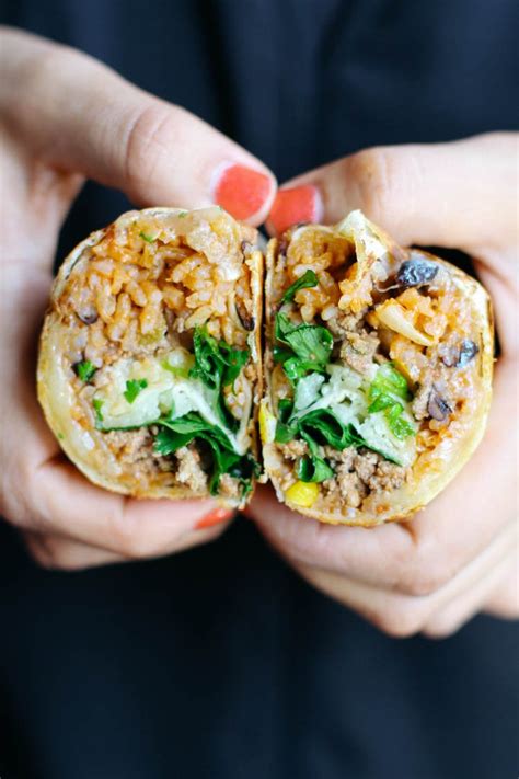 Ground Beef Taco Burritos Feelgoodfoodie