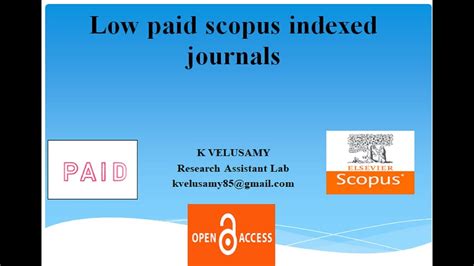 Low Paid Scopus Indexed Journals Fast Publications Open Access