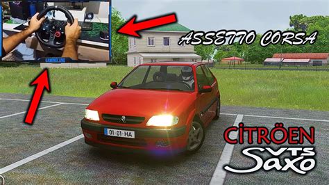 Assetto Corsa Citroën Saxo Cup Logitech G29 Steering Wheel Gameplay