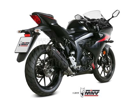 Mivv Full System Exhaust Ok Suono Black Carbon Caps Suzuki Gsx S