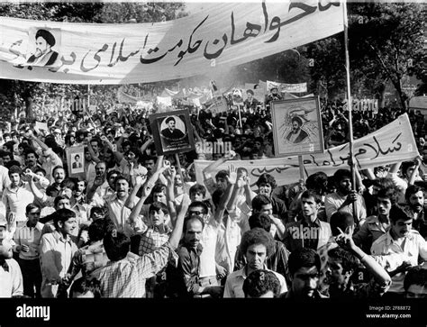 Protests against Shah Mohammad Reza Pahlavi in Teheran, Iran, September 09, 1978. Photo: Stig A ...