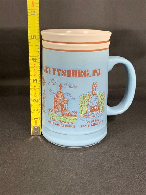 Gettysburg Pennsylvania Coffee Mug Pa State Mug Travel Etsy