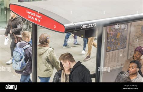 Liverpool Street Station Bus Stop Hi Res Stock Photography And Images