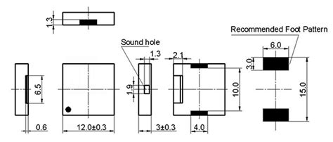 Micro Buzzer Smd Piezo Buzzer Hpt B Manufacturer Kaili Electronic