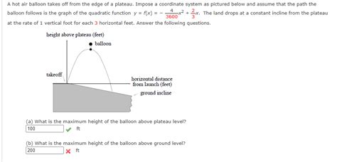 A Hot Air Balloon Takes Off From The Edge Of StudyX