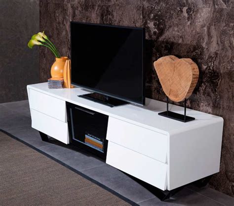 White High Gloss Tv Stand Vg 102 Tv Stands