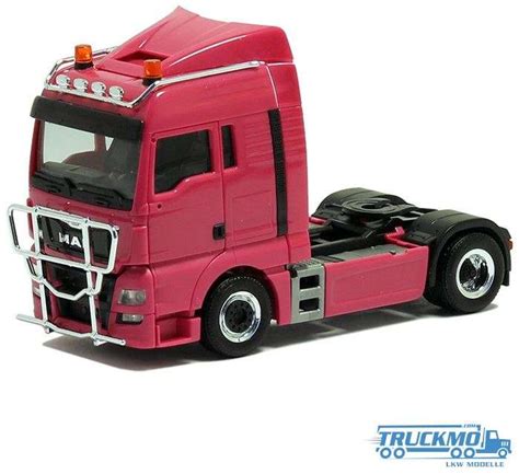 Herpa MAN TGX XLX Zugmaschine Rundumleuchten Magenta 570564 TRUCKMO