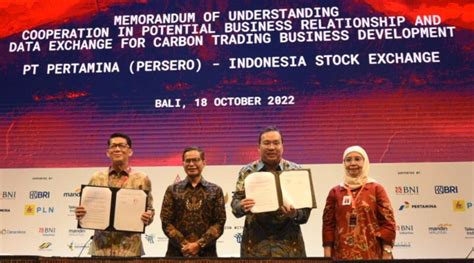 Pertamina Gandeng BEI Untuk Perdagangan Karbon Pelaku Bisnis