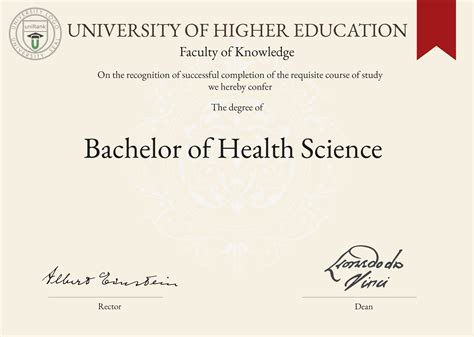 Bachelor of Health Science BHS