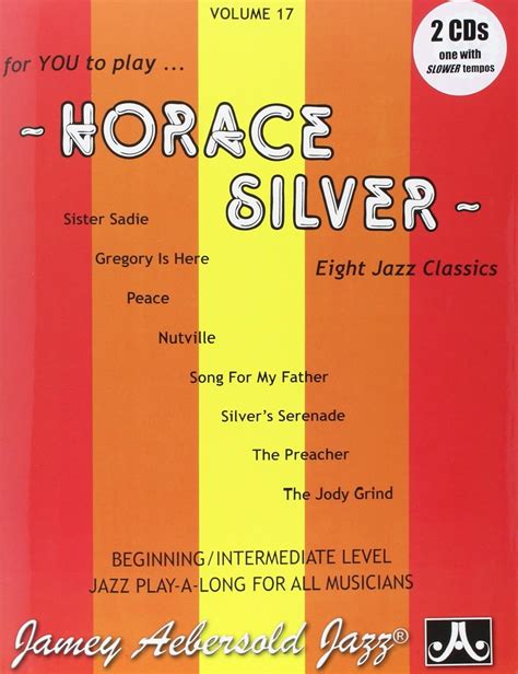 Jamey Aebersold Volume Horace Silver Book And Cd Set Standard