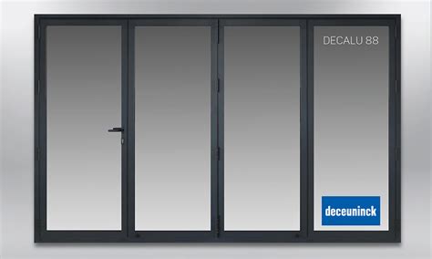 So Easy Decalu Folding Door Aluminium Window System For B B Debesto